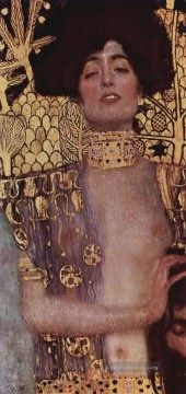 Judith und Holopherne grau Gustav Klimt Nacktheit Impressionismus Ölgemälde